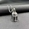 Pendentif cloche blanche-1