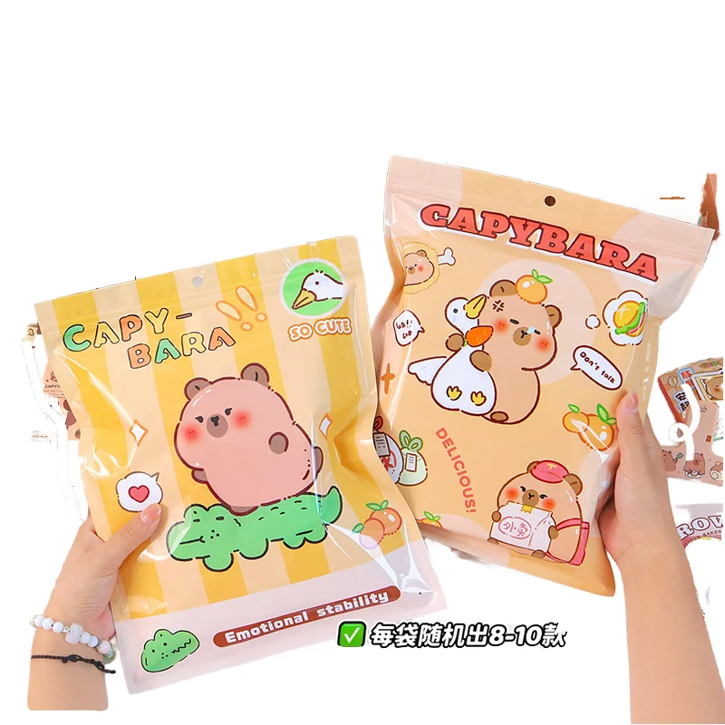文房具まとめ売り　バラ売り可 カピバラクリエイティブランダム8-10ピース文具セットブラインド