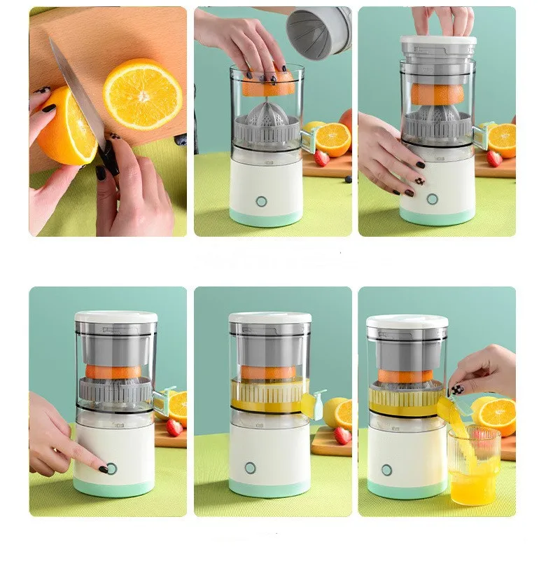 Automatic Home Juicer Fruit Fresh Orange Original Juicer 360 Degree