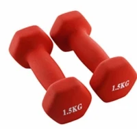 Хит продаж, гимнастический набор для гантелей весом 1,5 кг, продажа неопреновых гантелей, гимнастический набор гантелей с стойкой