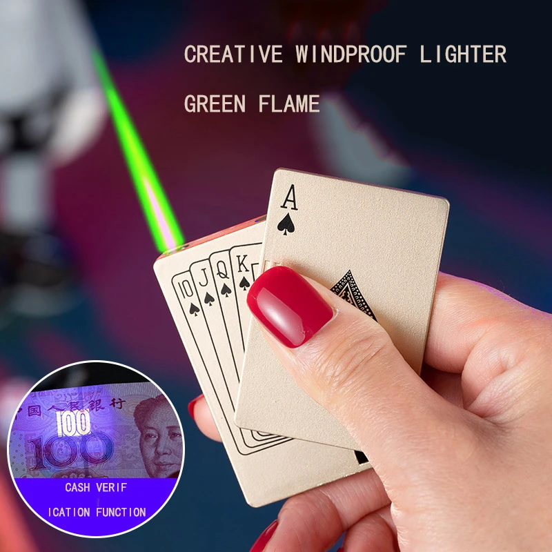 Wholesale Best-Selling Jet Flashlights, Windproof Playing Cards, Smoking Accessories, Metal Lighters