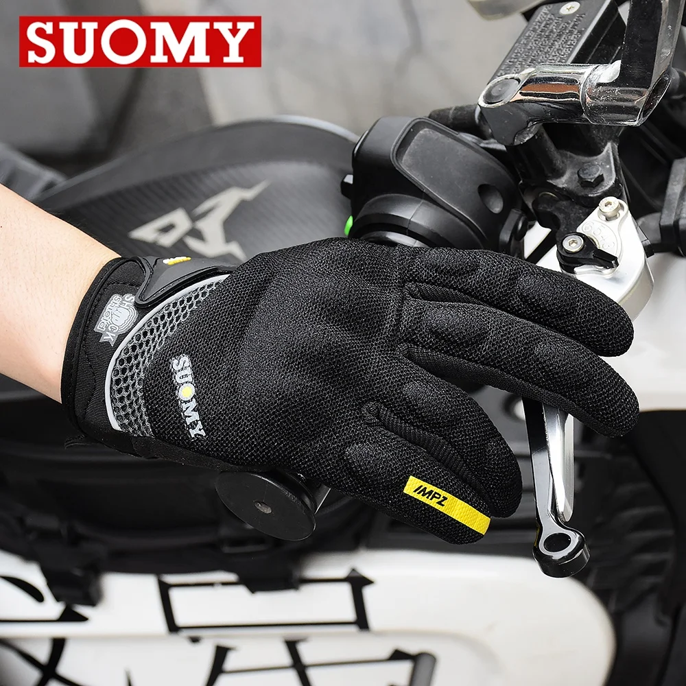 1 Pair Motorcycle Full Finger Gloves Riding Motorbike Luvas Moto
