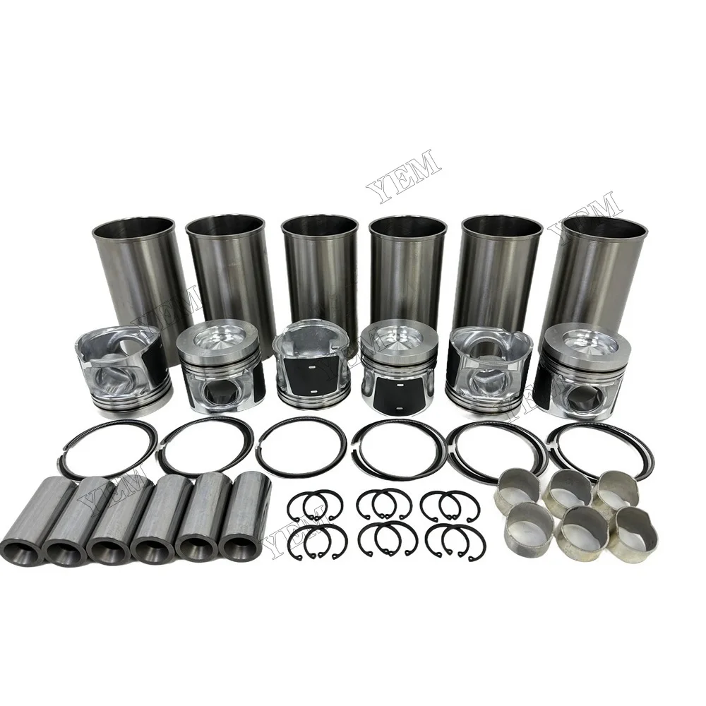 Cylinder Liner Kit Suitable for Volvo D6E Engine Replacement Parts 5