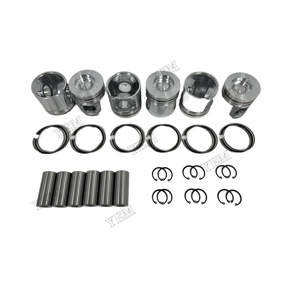 For Volvo D7D Engine Pistons With Piston Rings Engine Parts 3