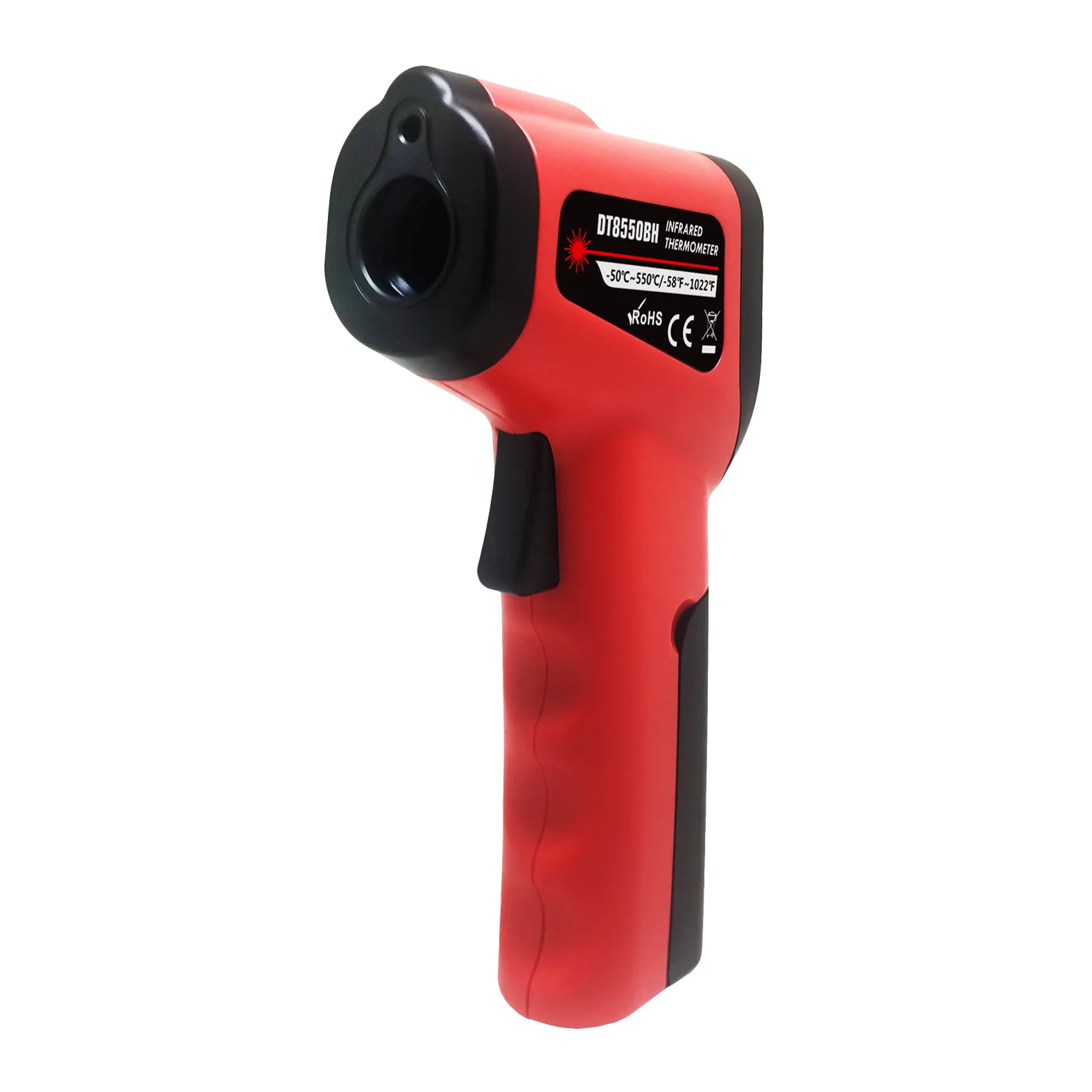 550C Digital IR Pyrometer Pizza Oven High Temperature Reader Electronic Industrial Laser Infrared Gun Thermometer for Industry
