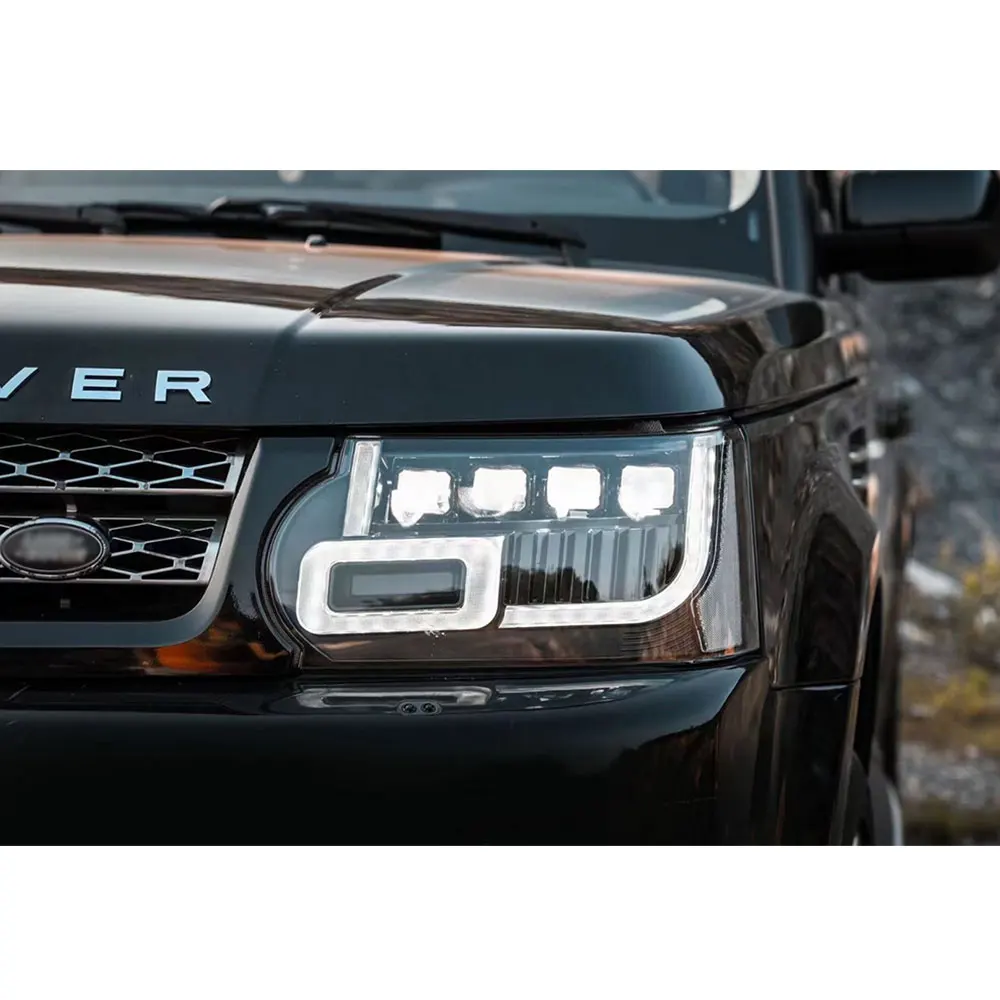 Pair Headlight Lens Covers For 2010-2013 Land Rover Range Rover Sport – Clear Lampshades