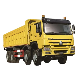 HOWO 8x4 WP12.400E201 Dump Truck New 2024 yellow sand tipper truck with cheap price