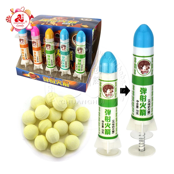 rocket toy candy
