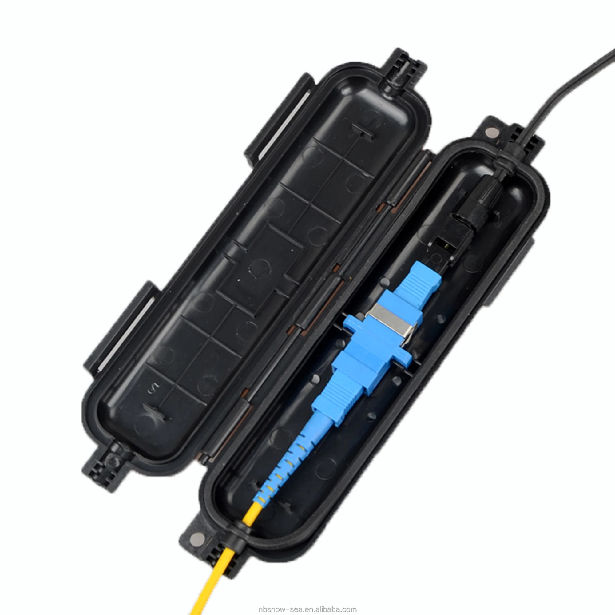 1 In 1 Out FTTH Drop Cable Junction Terminal Protection Box for Fiber ...