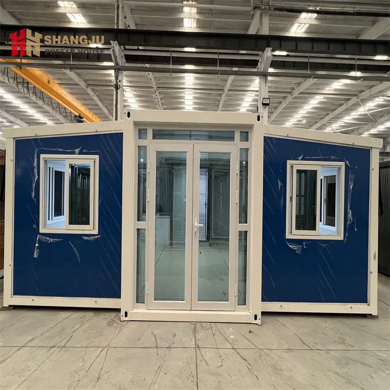 20ft Expandable Steel Container House with Sandwich Panels Breathable ...