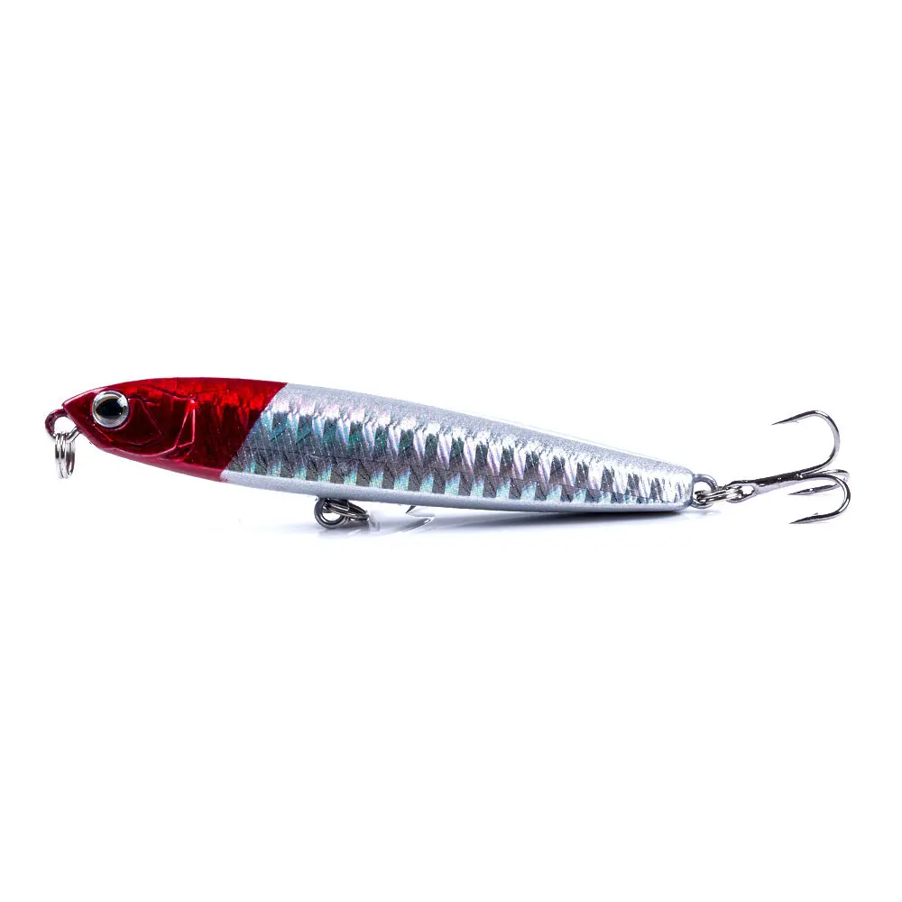 Leurre de pêche en gros PE023 75mm 10g hameçons aigus appâts crayons durs