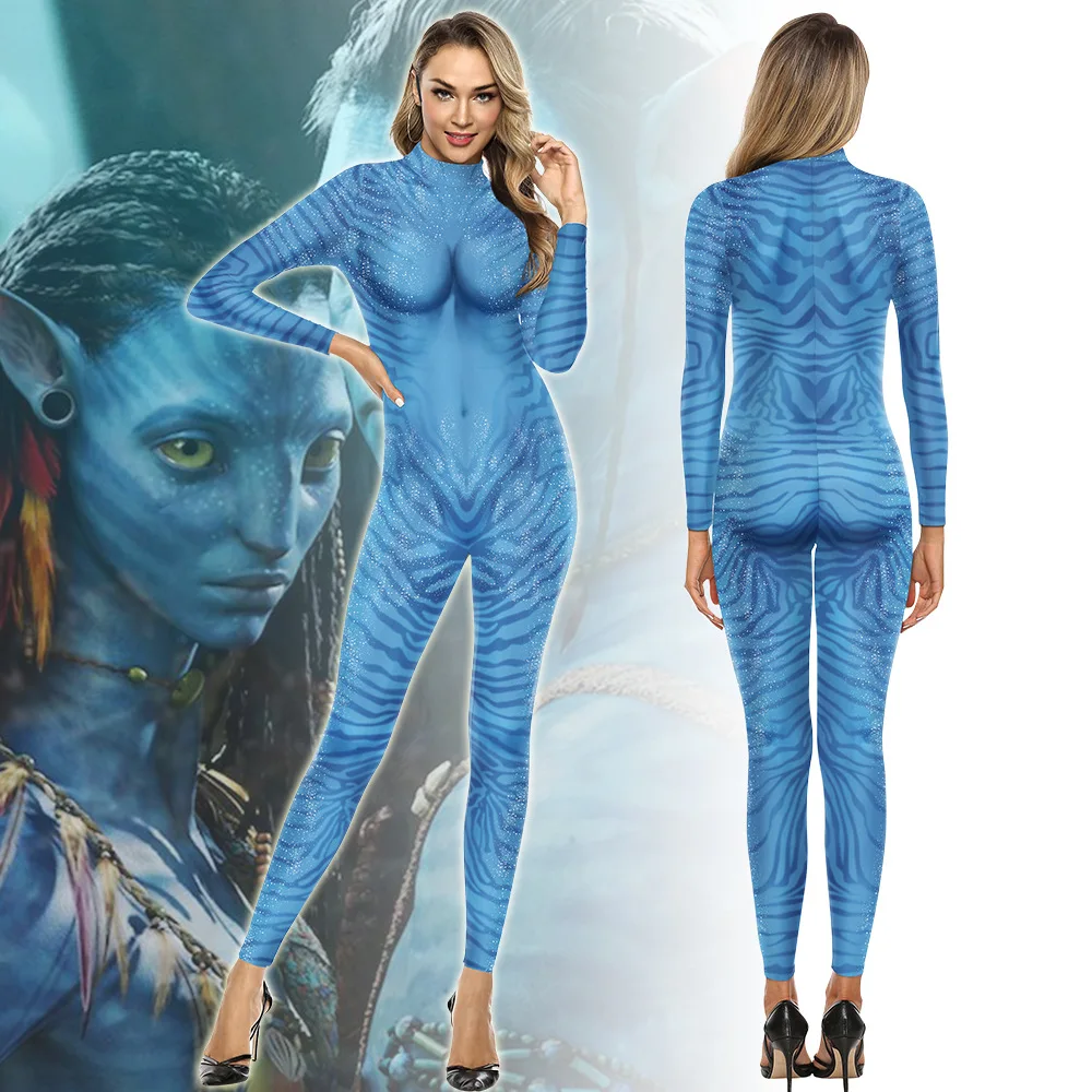 Digital printing Blue Avatar suits for female adult costume catsuit Stage  Performance Jumpsuit Avatar tv & movie costumes| Alibaba.com