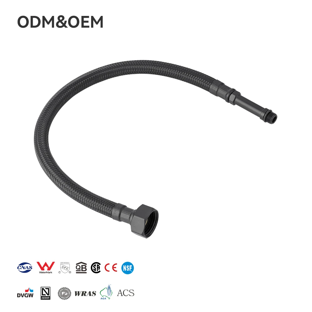 Značka FANSKI Moderní design PET Ocelovou sítí opletaná flexibilní vnitřní trubka Těsnění Kuchyňské baterie / Kohouty Potrubní hadice 1/2