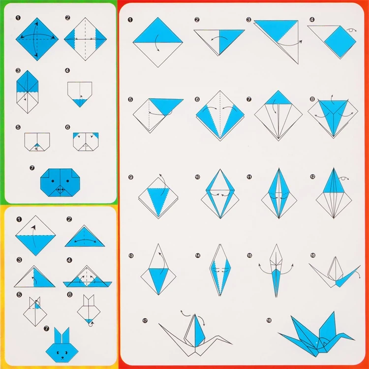 Китайские красочные детские комплекты оригами, оптовая продажа с завода, двусторонняя бумага ручной работы 100 листов 100% из древесной целлюлозы, бумага Оригами