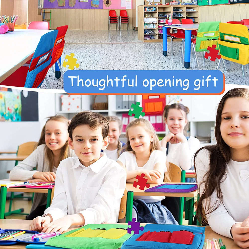 Карманы с карманами для классных принадлежностей