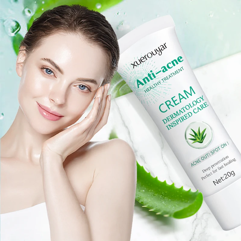 Koreanische Reparatur-Gesichts-Pickel-Akne-Vitamin-C-Lotion OEM  Feuchtigkeitsspendende Porenverkleinernde Gesichtspflege  Bio-Aloe-Vera-Aufhellungs-Gesichtscreme