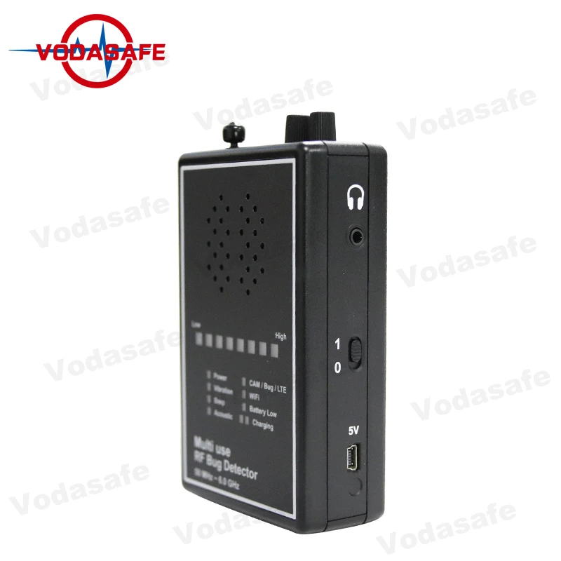 Hot Sale Small Spy Camera Detector 50 MHz ~ 6.0 GHz Range Wireless Bug Finder WiFi Connectivity Spy Wireless Voice Recorder