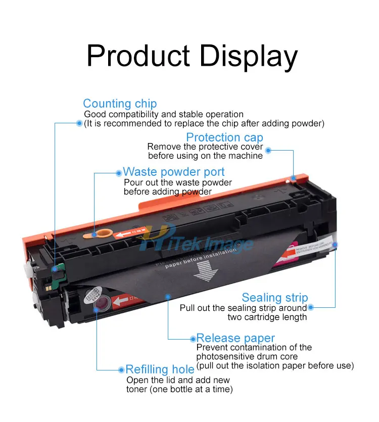 Pack de 3 HP 216A W2410A compatible