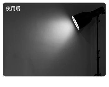 11 Inch 45° Telephoto Reflector Diffuser Lamp Shade Dish with 60 Degree Honeycomb Grid for Bowens Mount Studio detail image