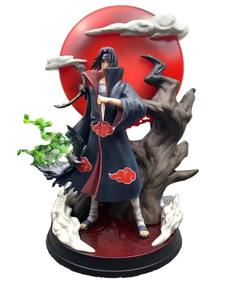 Anime Naruto Itachi Uchiha Action Figure 15 cm Collectible for Office Desk  & Study Table, Car Dashboard, Decoration and Cake Topper Toys for Fans