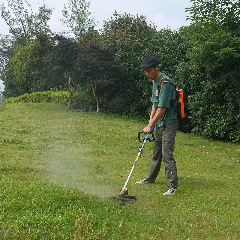 Industrial Handle Grass Cutter Machine Engine Adjustable Professional Lawn  Mower