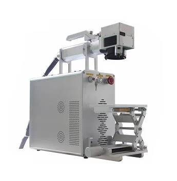 Handheld Movable Fiber Laser Marking Machine for Tire/ QR Code/ Date /Number