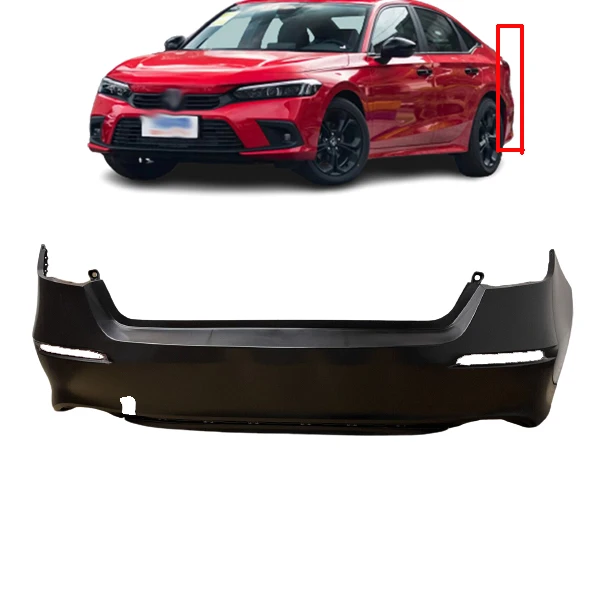 car accessories partes de FOR honda civic 2022 accessories rear bumper cover oem71501-T20-A000