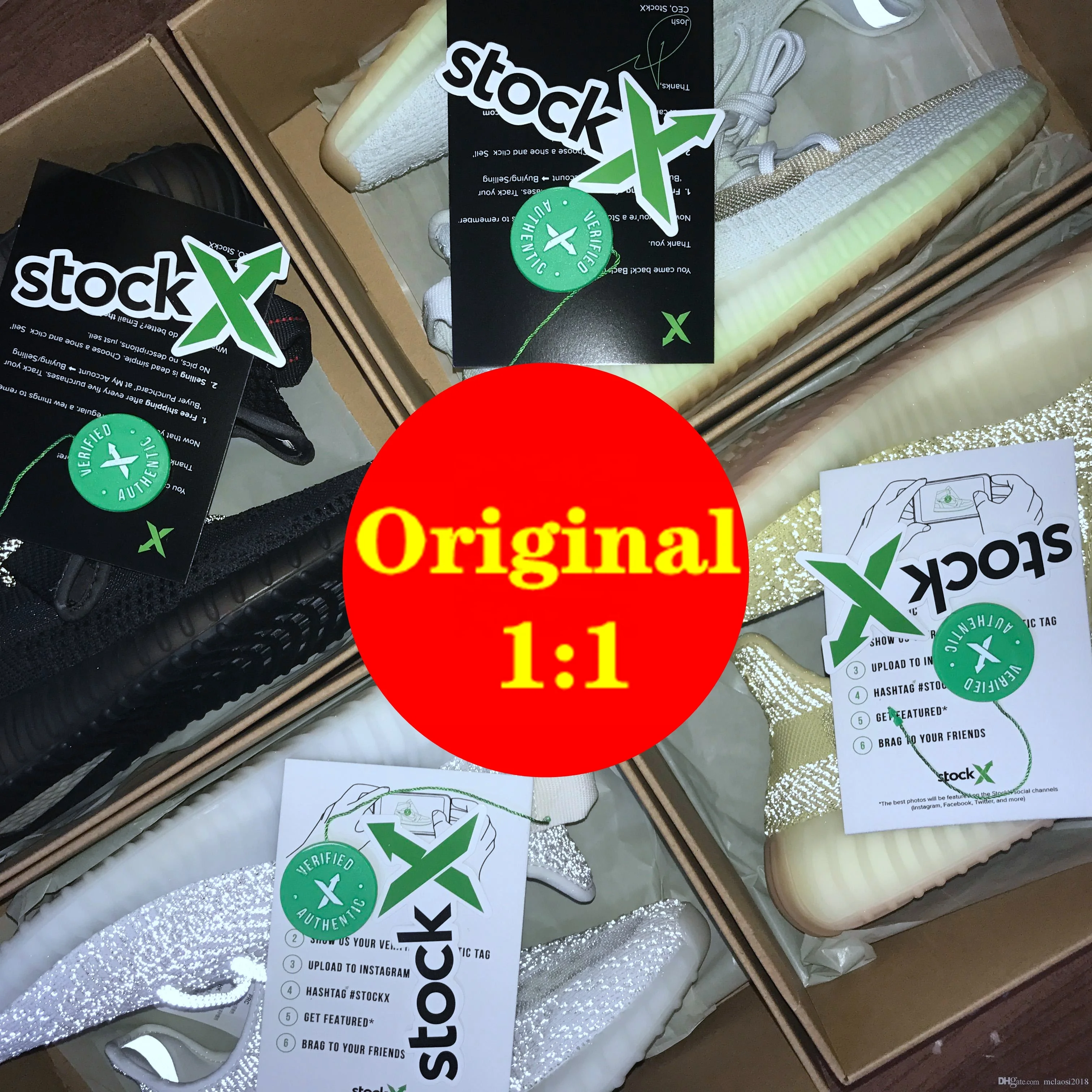 2021 мужские и женские, оптовая продажа, Stockx Yeezy 350 V2 380 700 500 450 с коробкой 1:1, светоотражающая повседневная спортивная обувь для бега, кроссовки
