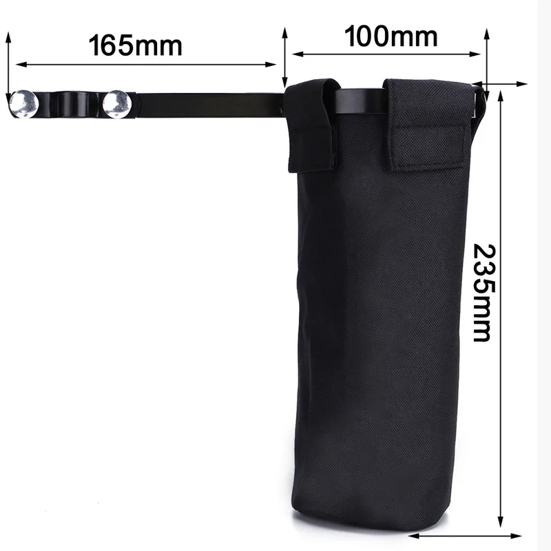 Высококачественная Черная китайская Портативная сумка из ткани Оксфорд с металлическим держателем