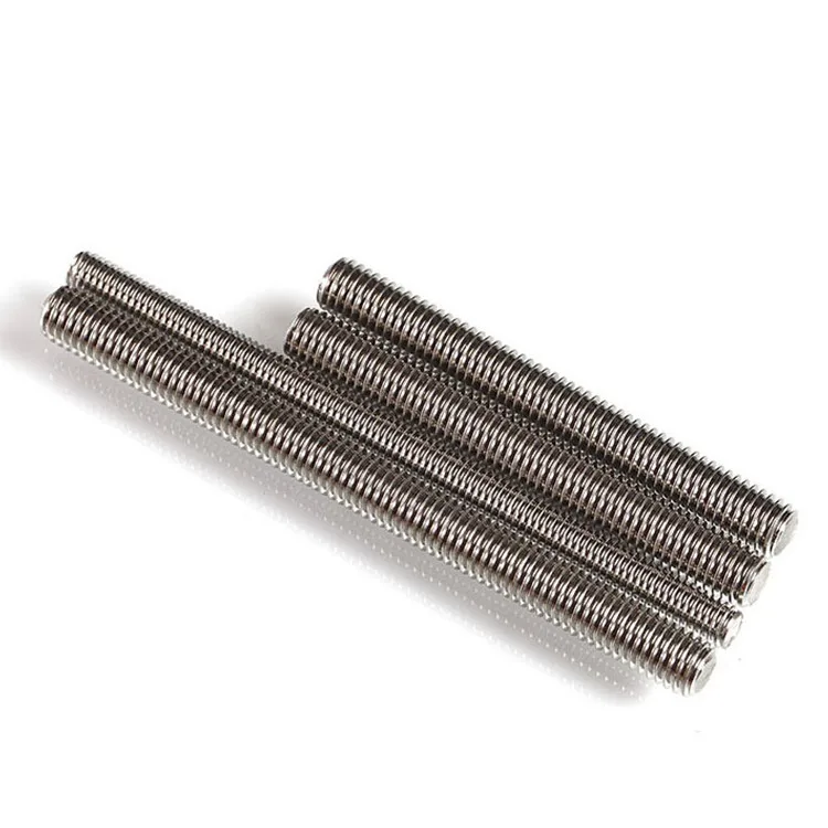 3/8" inch threaded bar unf Stainless a2 step end 
