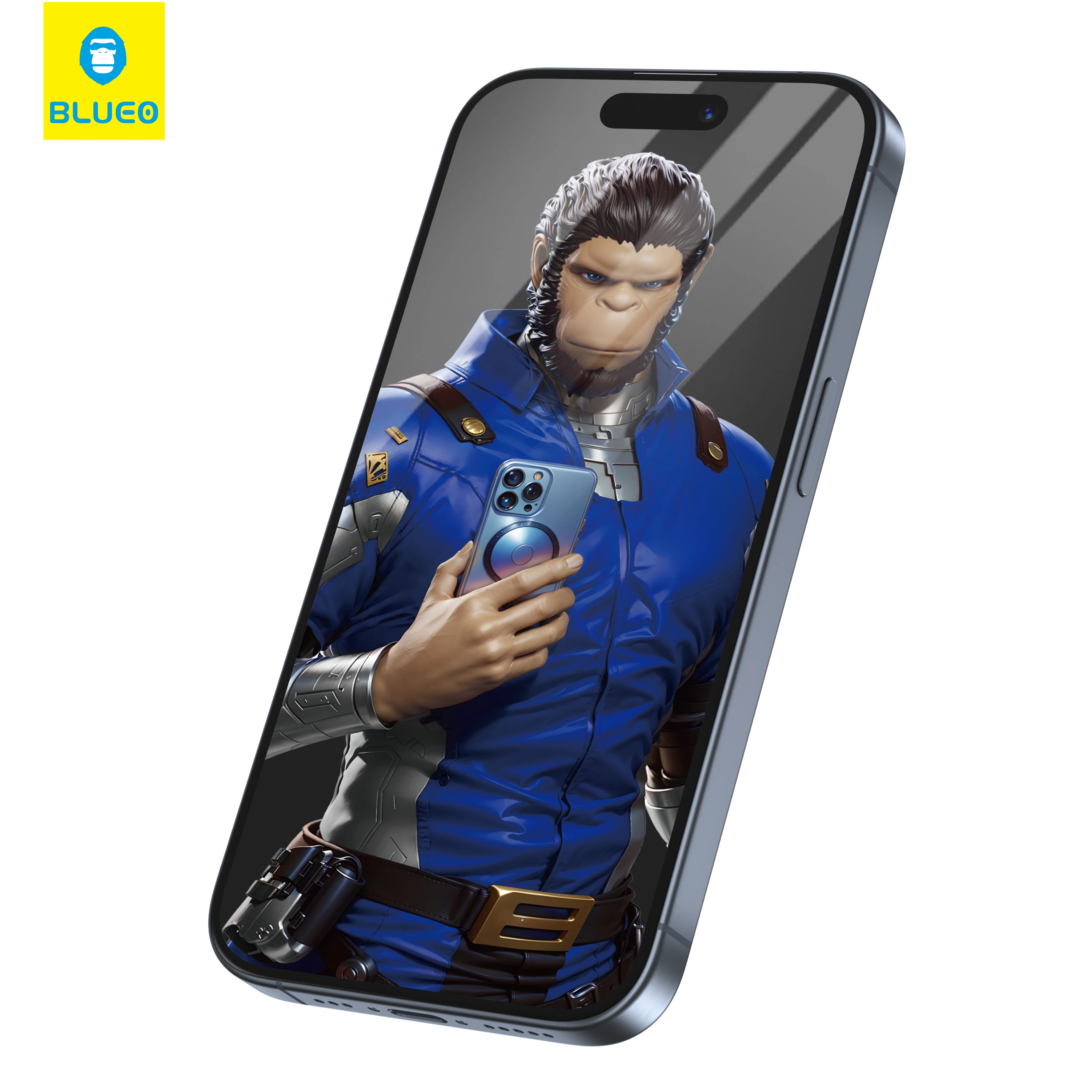 Screen Protector Casing Hp Oppo A1k Free Fire 3D Tempered Glass