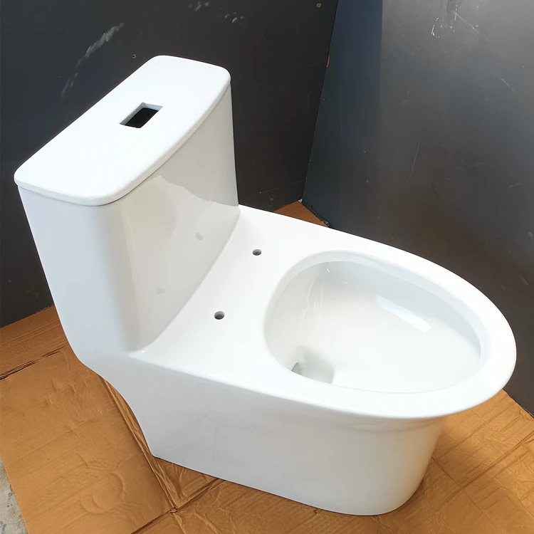 Chaozhou Sanitary Ware One Piece Siphonic Toilet Bowl Ceramic S-trap Toilet Seat