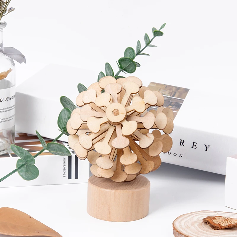 Натуральный Деревянный вращающийся леденец серия цифр Фэй креативная мебель Игрушки для декомпрессии Деревянные игрушки Монтессори