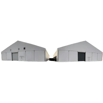 Large Span 20x30m Industrial Metal Prefab Work Tent Low Cost Commercial Warehouse Workshop Heavy Steel Welding Included