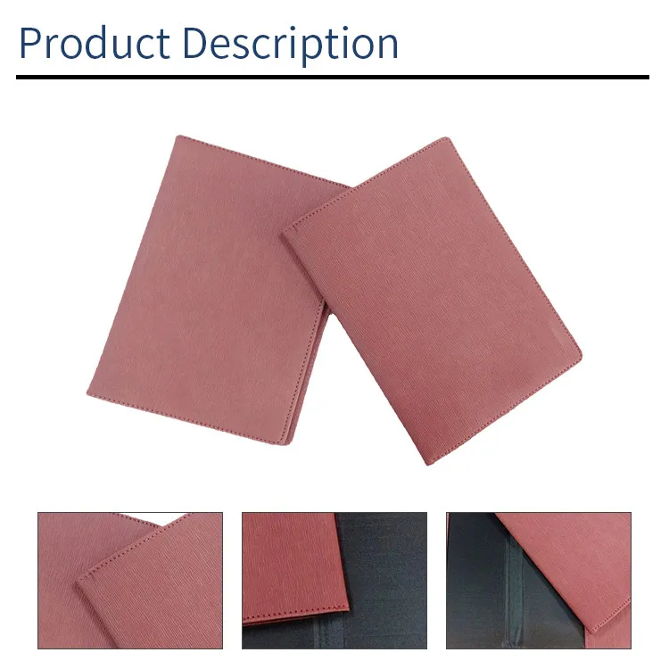 Manufacture Custom B5 Paper File Folder Notebook Presentation Pu