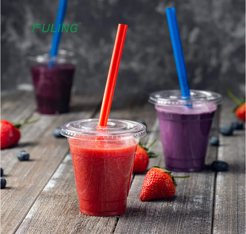 
 Экологичные одноразовые стеклянные чашки для смешивания льда, пластиковая печать на заказ, ПЭТ, 12 унций, прозрачная кофейная пластиковая чашка 12 унций  