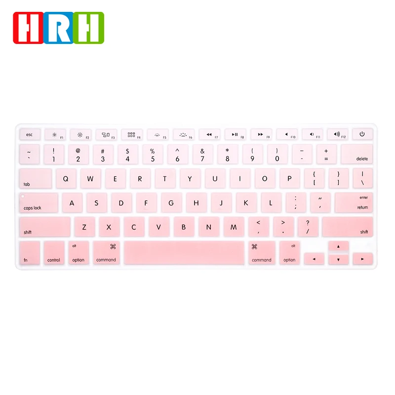 apple laptop keyboard pink