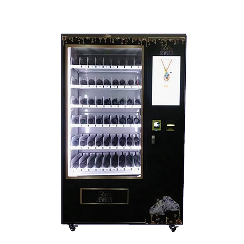 
Custom vending machine recharge vending machine Black Jewelry vending machine 