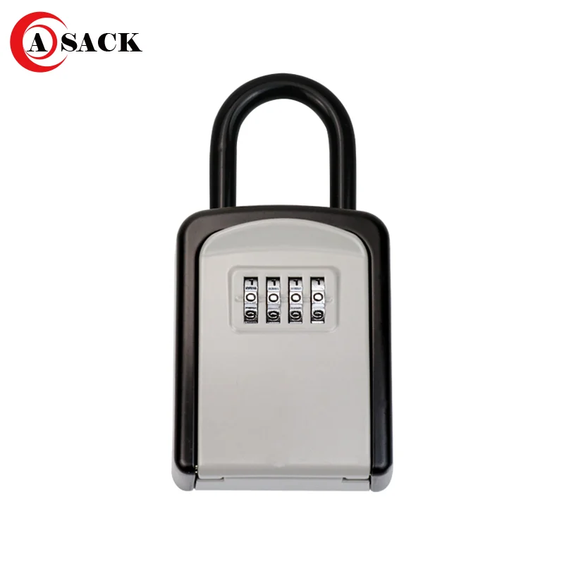 G10 Hook Style Key Lock Box Wall Mounted Password Combination Key Safe Storage Box Padlock