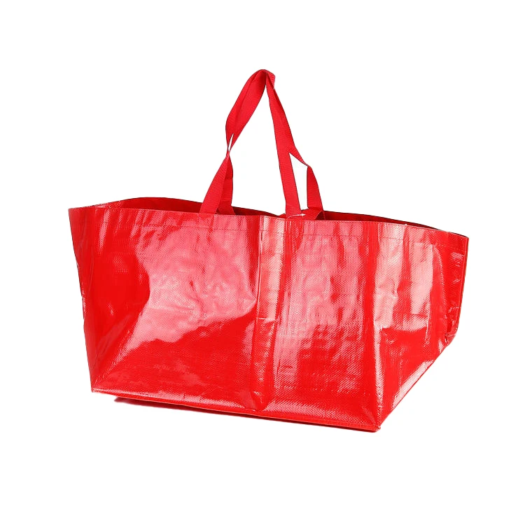Manufacturers Wholesales Colorful Large Reusable Promotional Laminated PP Woven Bag