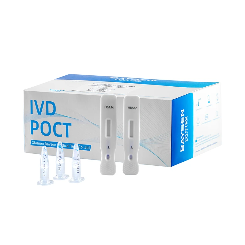 CE Approved  Blood test  Glycosylated Hemoglobin A1c (HbA1c)  Diagnostic Rapid test Kit