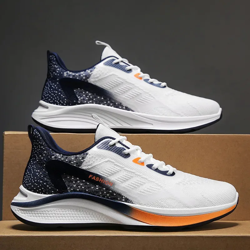 Men's summer breathable mesh surface casual men's shoes soft soled running shoes