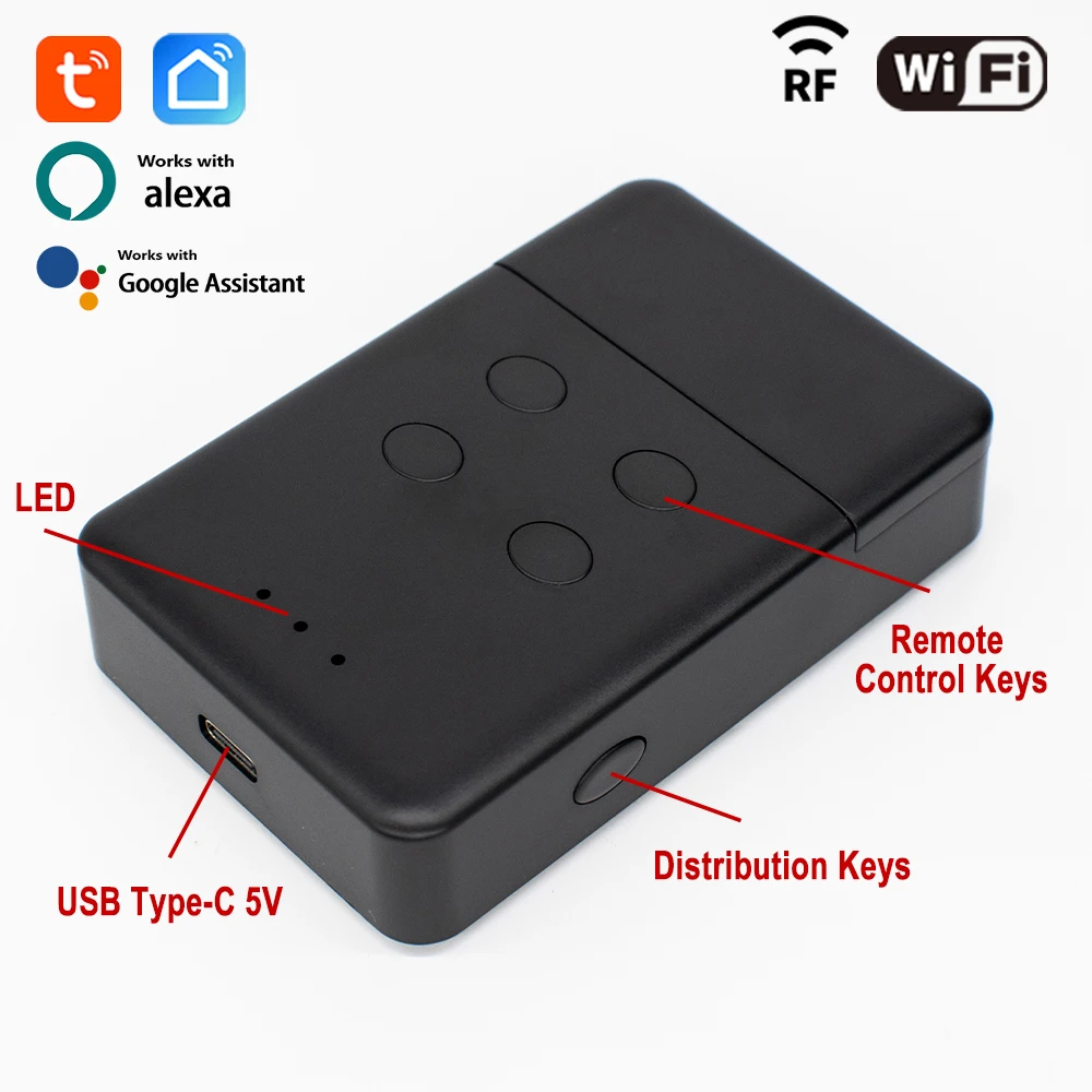 NOVOFERM NOVOTRON 502 MAX43-2 504 Tuya Smart APP Remote Control 433.92mhz Transmitter RF+WIFI 2-in-1 2025 Disruptive Product