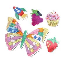 Magical Foil Art Creative Craft Early Learning Art Kit Magic Stickers Handmade DIY Indoor Craft sticker Activity set