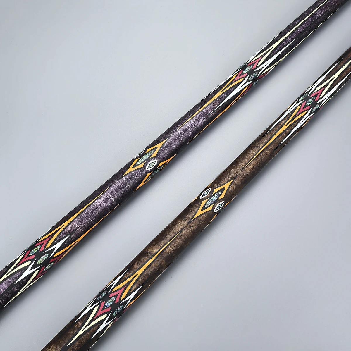 Brown High-Tech Yfen M6 Carbon Fiber Shaft Pool Cue Stick