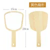 Natural wood color - fan shape