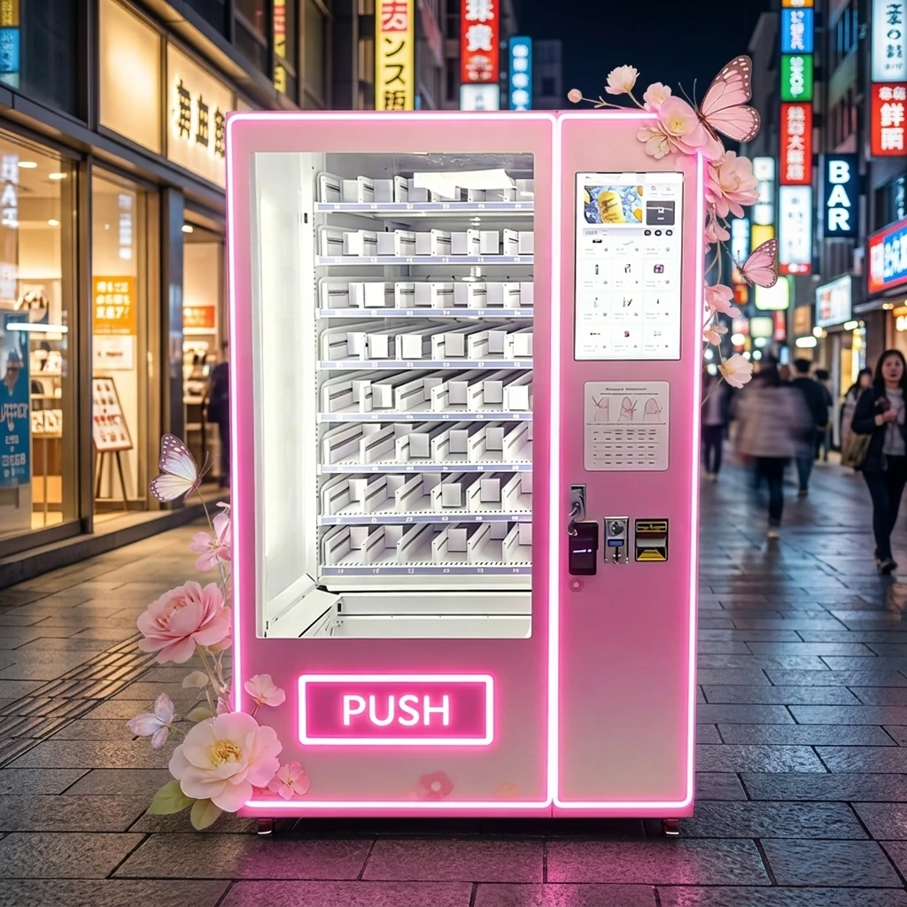 美容自動販売機 壁掛け式美容自動販売機 タッチスクリーン美容自動販売