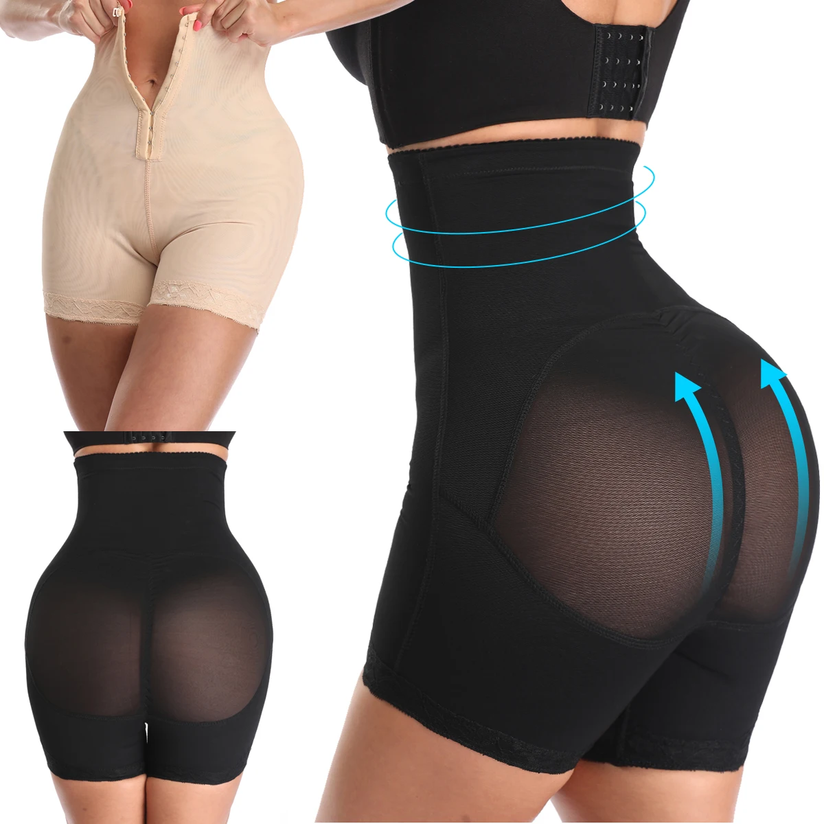 Top design functional body shaper tummy control for women high waist leggings butt lifter