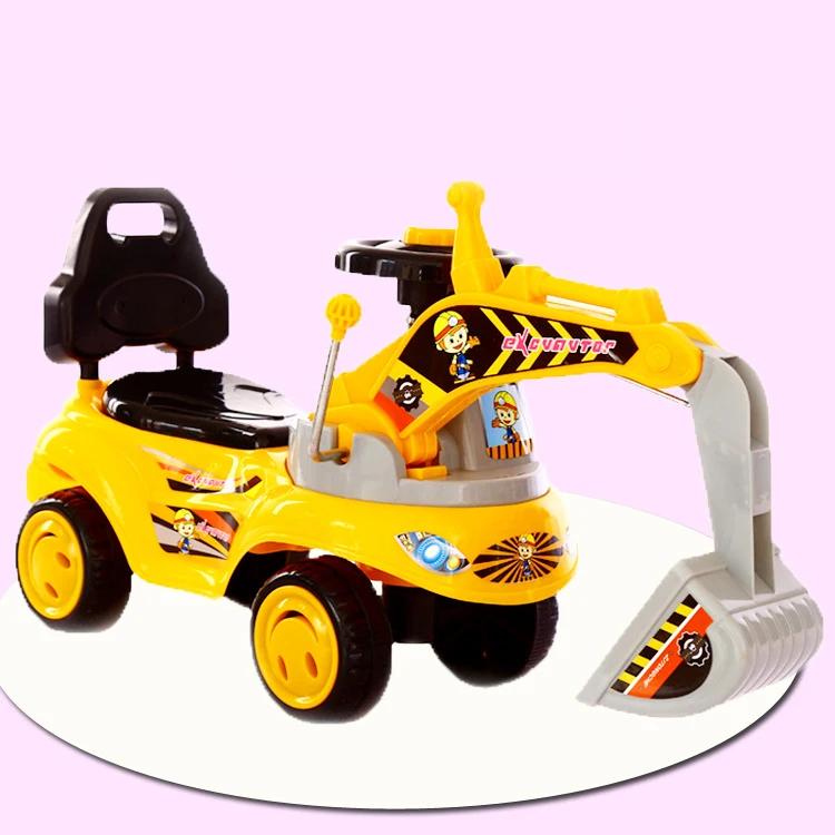 Batteries Powered Childeren's Construction Dig Excavator Toys for 3 4 5 6 7 Year Old Boys