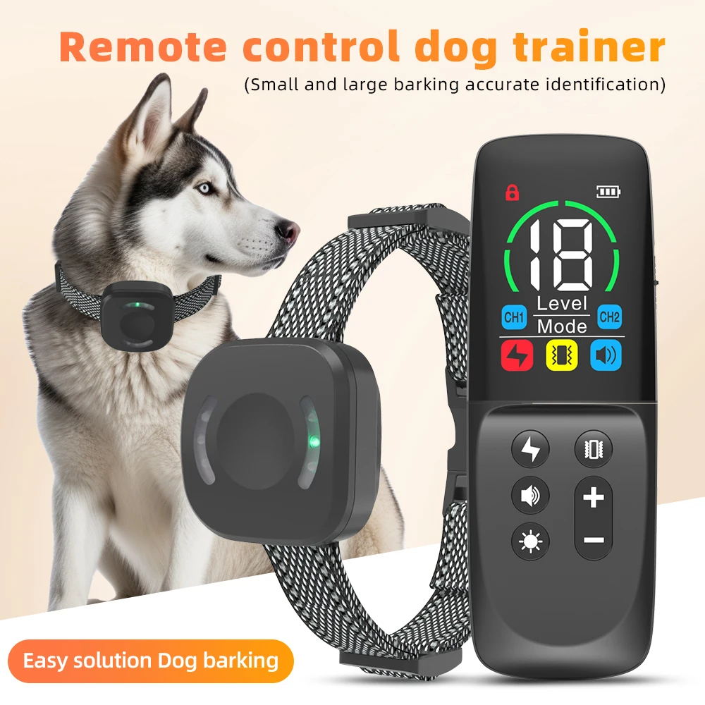 Shock Collar Bark Control Dog Collar Remote Dog Training Collar